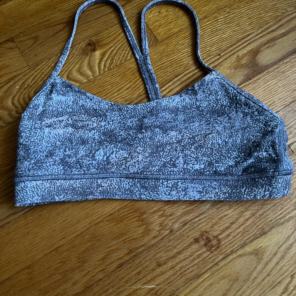 Lululemon Athletica Blue Textured Sports Bra